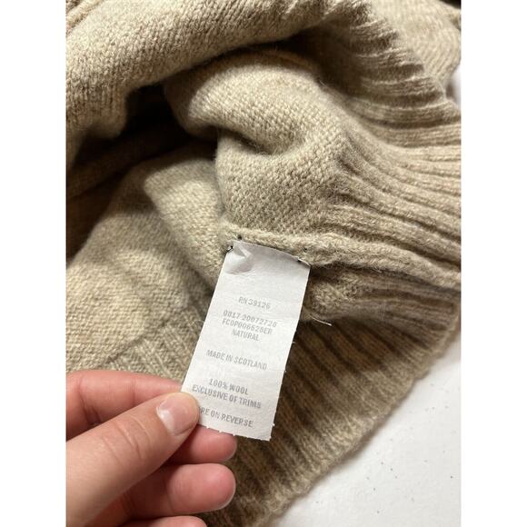 Filson Womens Scottish Wool Natrual Button Down Cardigan Sweater NWT L - Picture 6 of 7